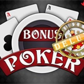 Bonus Poker Deluxe - 3 Hands online game logo by RTG (Reel Time Gaming) on roulettinoo.pt