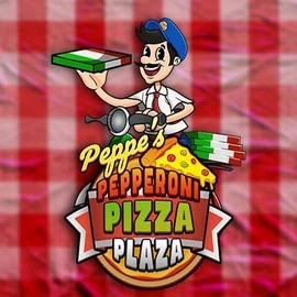 Official Slots logo: Peppe’s Pepperoni Pizza Plaza by Pragmatic Play at Roulettino Casino