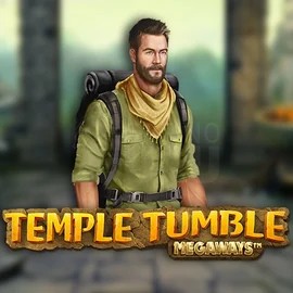 Temple Tumble Megaways logo by Relax Gaming at Roulettino Casino